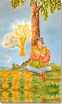 four of cups divination